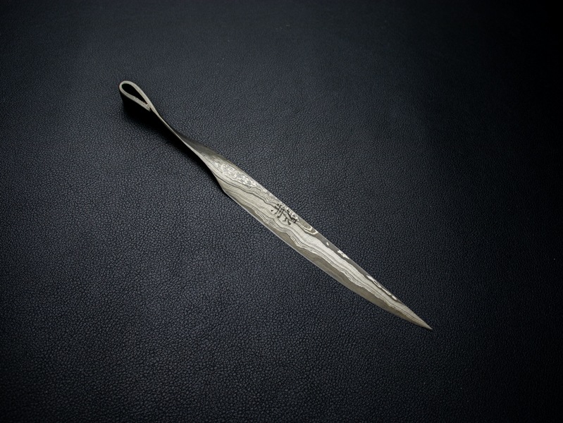 刀匠 高羽弘宗 作 紙刀 心 箱付き Takaba Handmade Paper Knife 関の