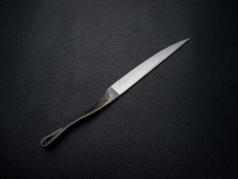 刀匠 高羽弘宗 作 紙刀 心 箱付き Takaba Handmade Paper Knife 関の