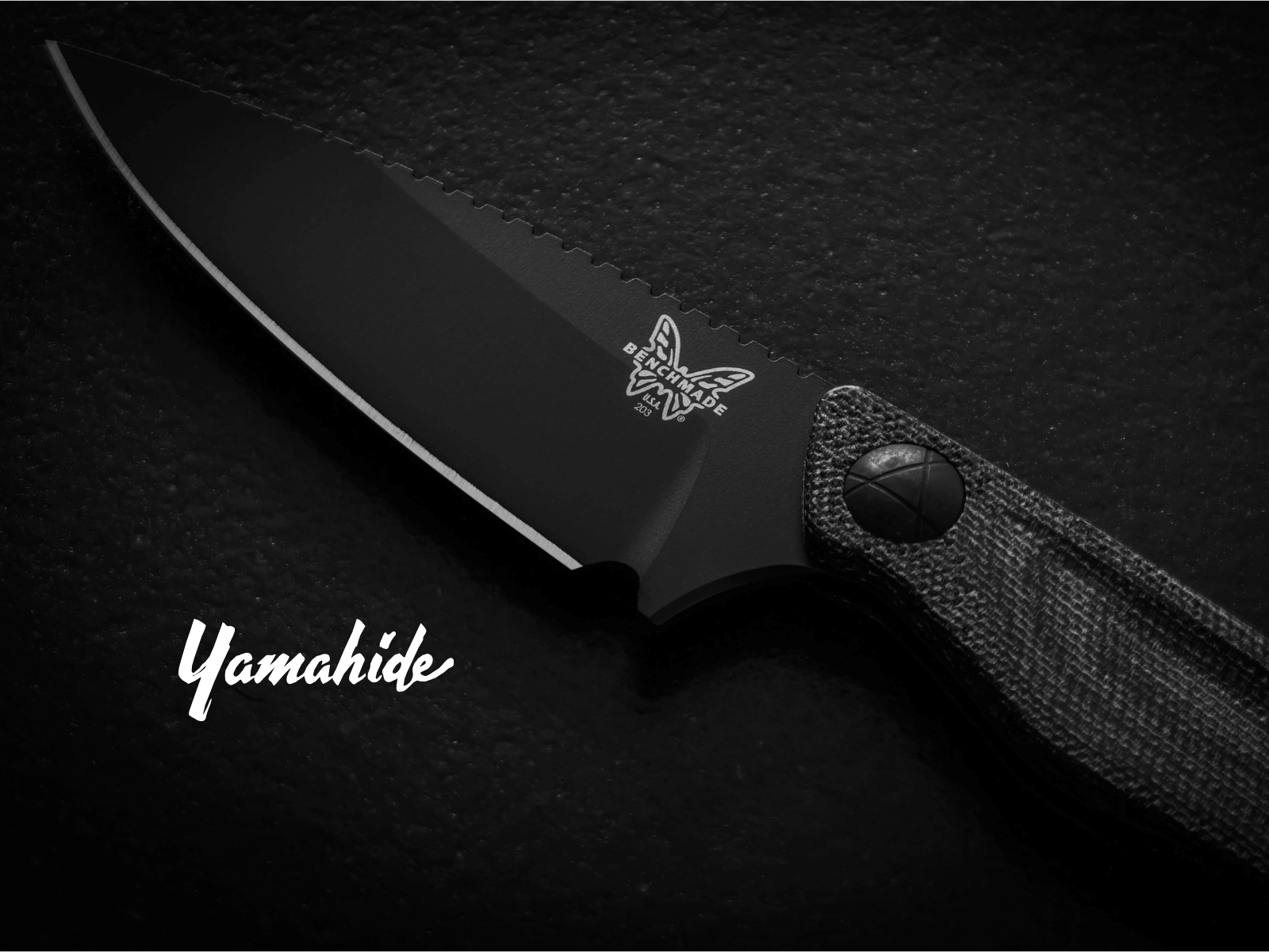 ベンチメイド ダキアン 203BK-02 マグナカット ブラックマイカルタ 固定刃
