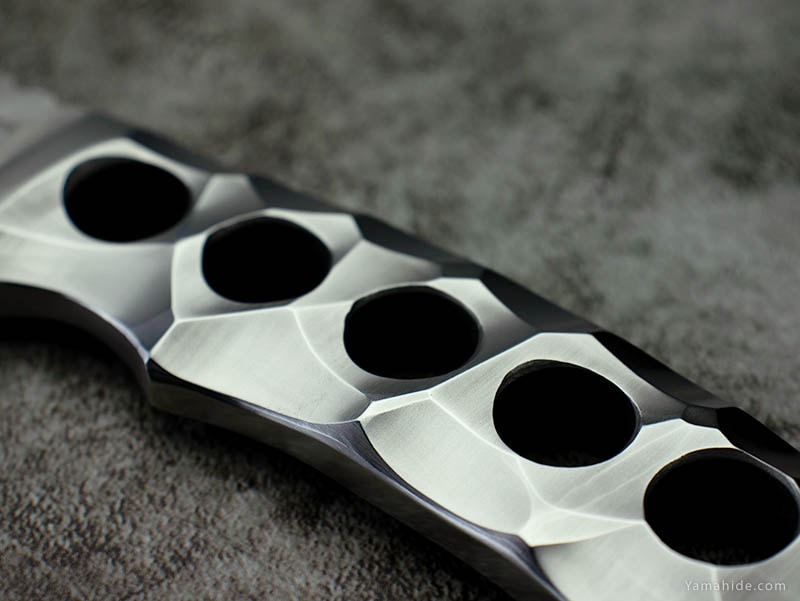 萩野力 作 タフネスマックス レギュラー サテン仕上 シースナイフ Riki