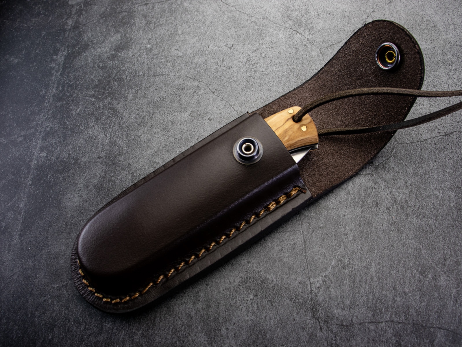 ジョーカー レザーシース 折りたたみナイフ用ナイフケース JOKER