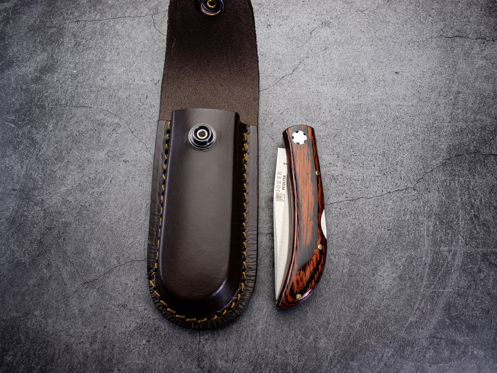 ジョーカー レザーシース 折りたたみナイフ用ナイフケース JOKER