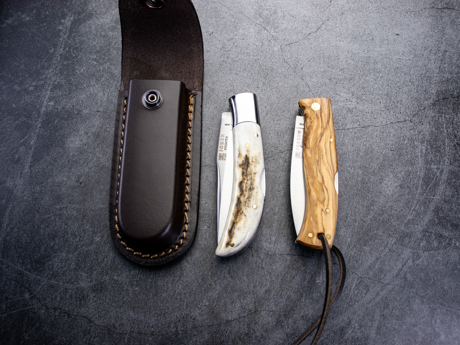 ジョーカー レザーシース 折りたたみナイフ用ナイフケース JOKER