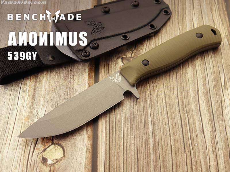 ں߸ˤۥ٥ᥤ 539GY Υ˥ޥ ʥBENCHMADE Anonimus Fixed knife