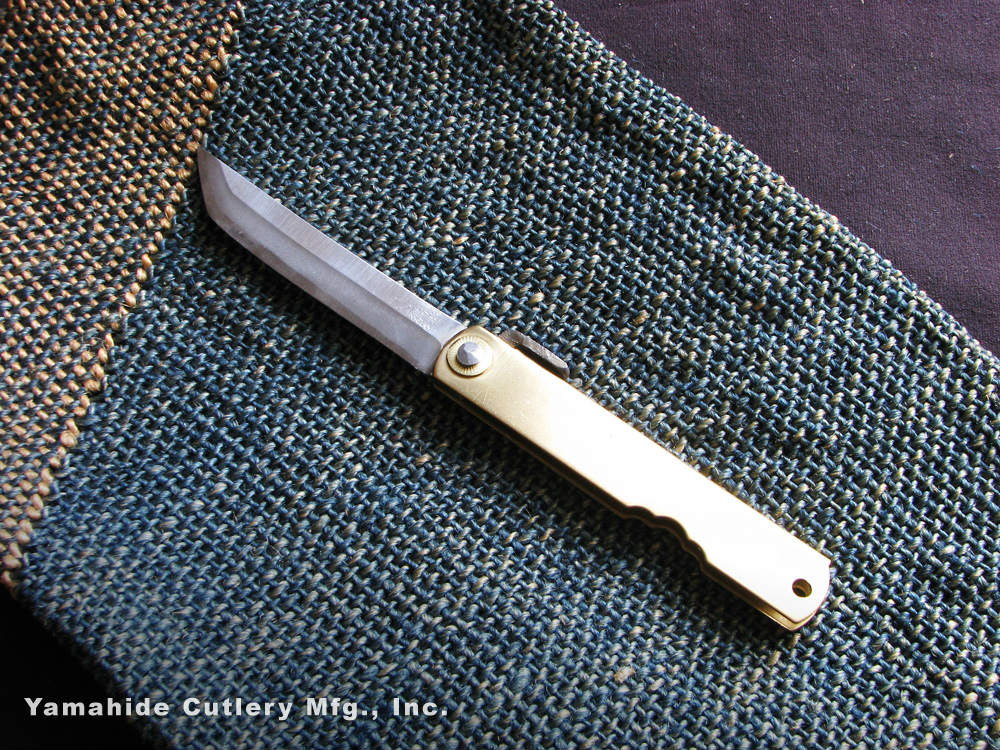 永尾かね駒製作所 肥後守 本割込 剣型 真鍮 日用品