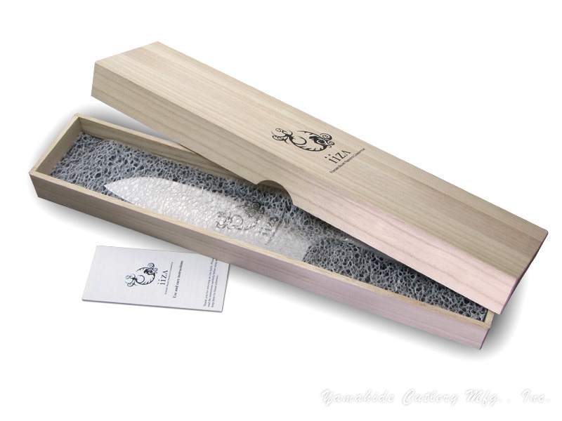 iiza イイザ 1310シリーズ包丁 コアレス三層鋼ブレード パン切210mm