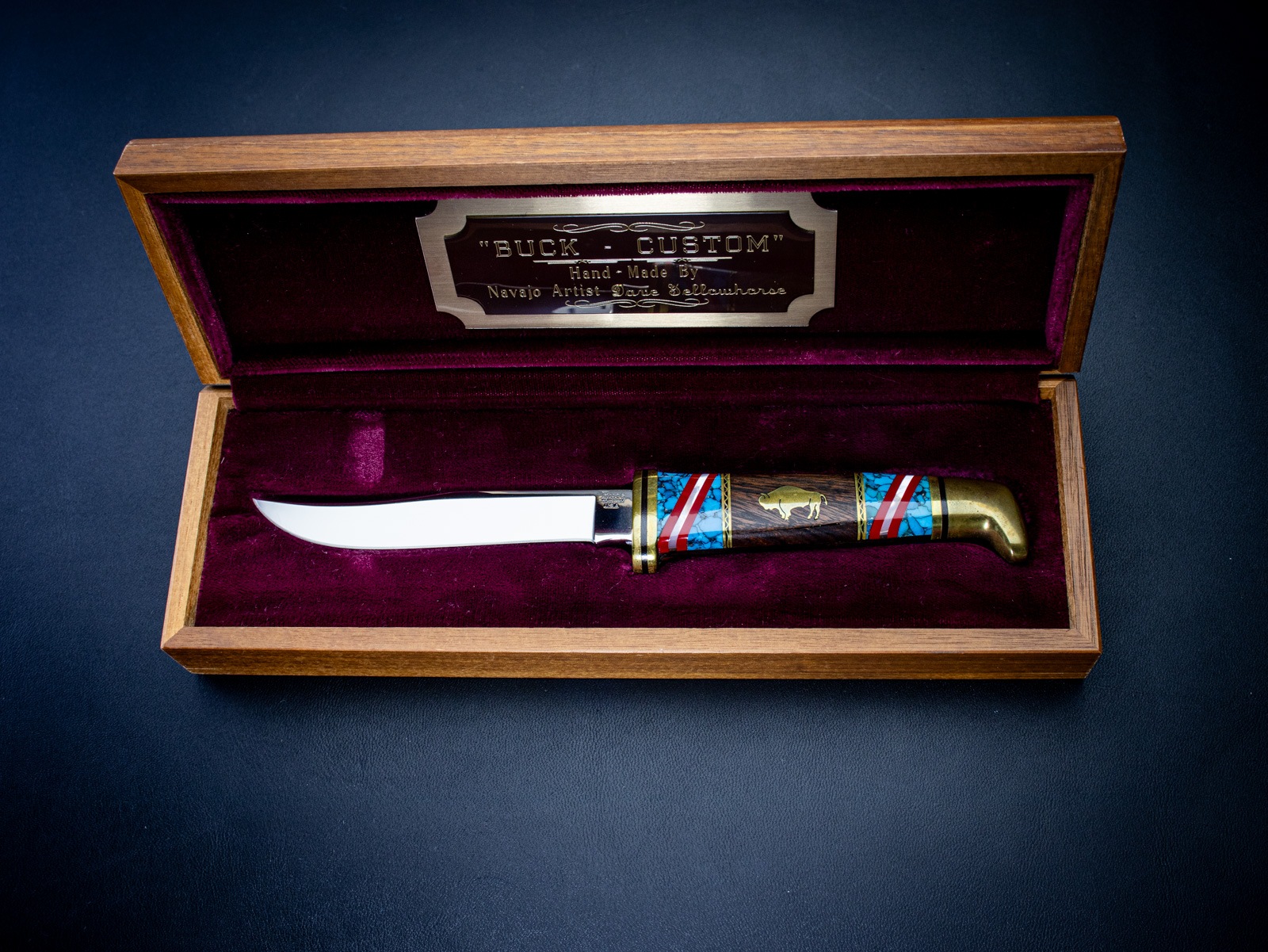 バック-カスタム 102Y2 イエローホース バッファロー Buck-Custom