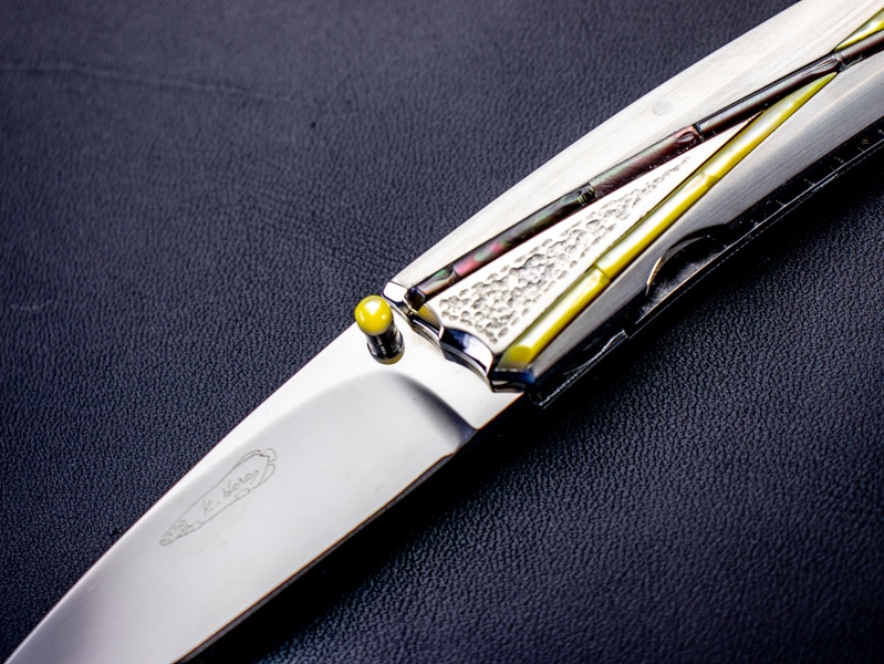 a*y様 世界50本限定　RMUバターナイフ、キングピン 原 幸治 作 ジュピター 折り畳みナイフ Koji Hara custom knife