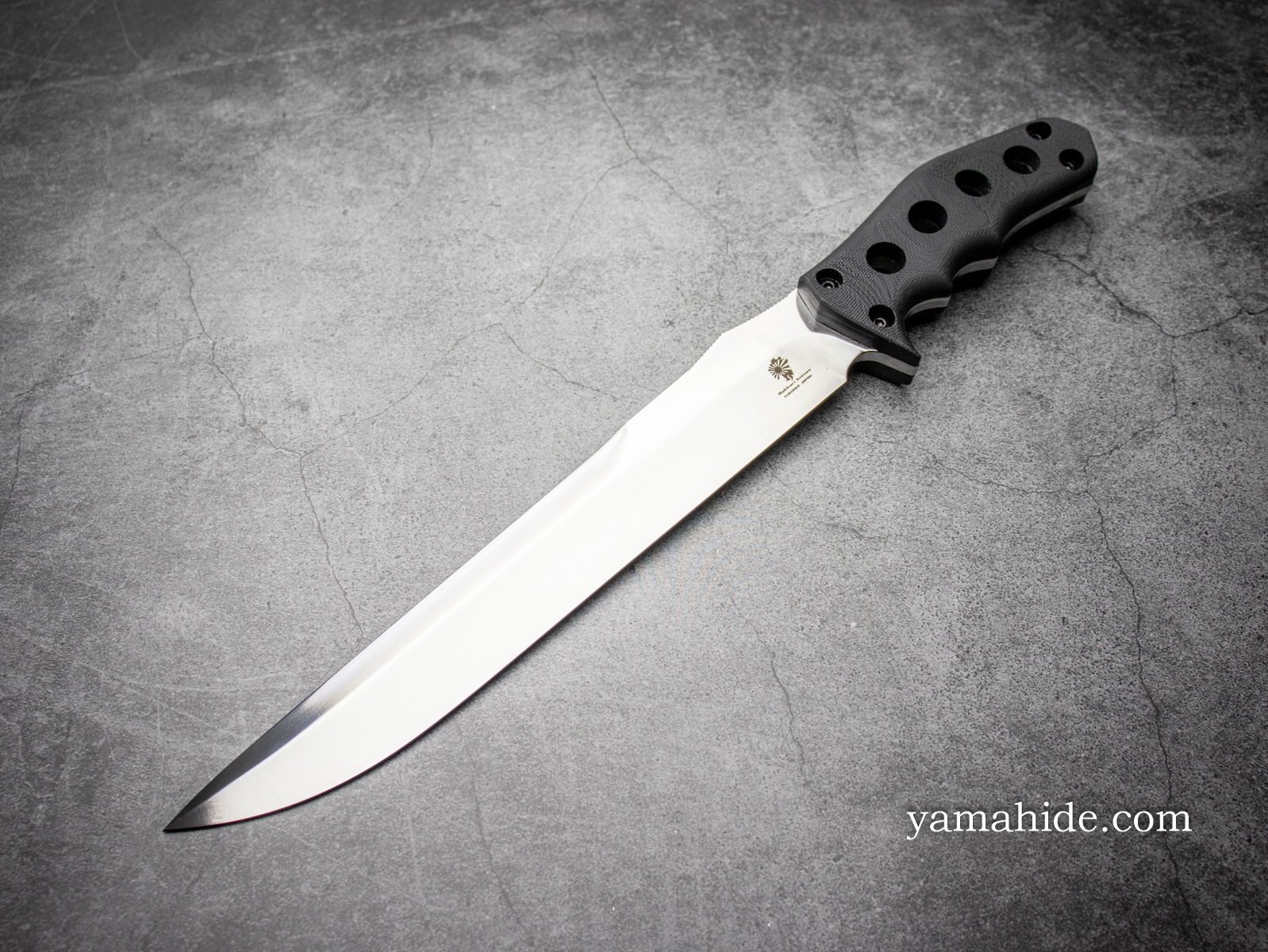 Makkari Knives 筑豊山刀 ちくほうながさ ミラー仕上げ SUS440C 狩猟