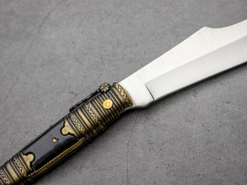 ナイフ High carbon steel sawback fixed blade hunting knife 504 | 狩猟用