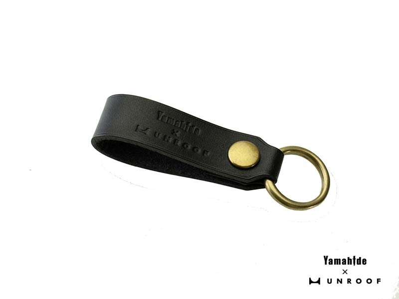 レザー キーホルダー 本革 ストラップ UNROOF(アンルーフ) x Yamahide