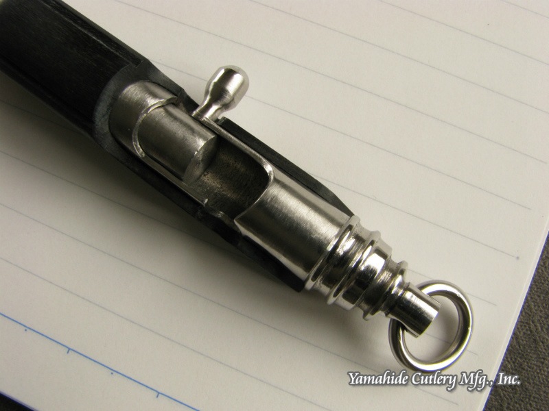 ڼ 滳 ѽ  ܥȥ󡦥ܡڥ ƥ  Hidetoshi Nakayama   Bolt Action Ballpoint Pen Ebony *Made to Order