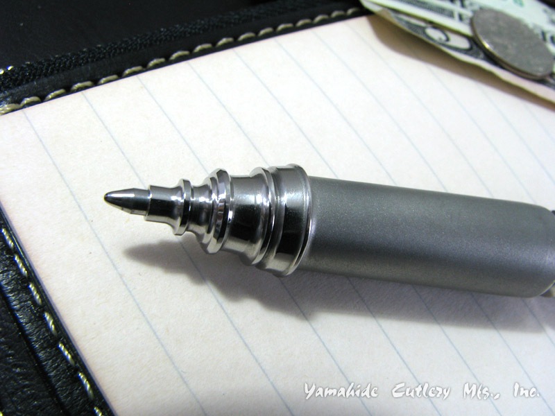 中山 英俊 作 ボルトアクション・ボールペン ステン スリム ブラスト