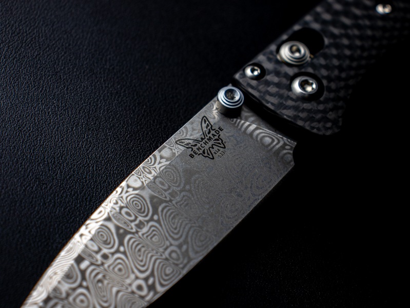 ベンチメイド ミニバグアウト ダマスチール カスタム