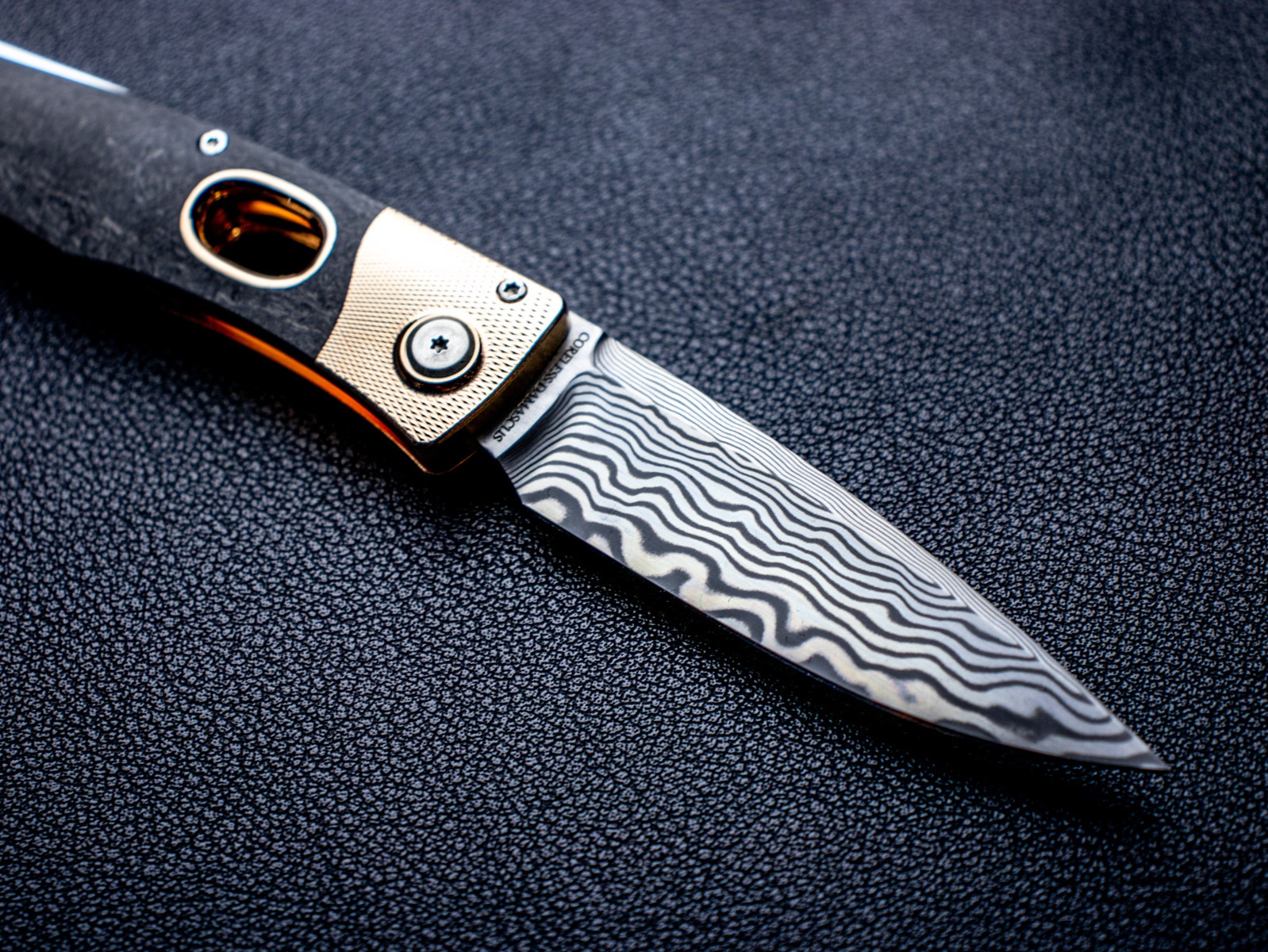 オーボエリードデコナイフ/ohsis design 2026〜(ベース初音ナイフ Arts&Fusion Knives ellipse 2026 フェルカーボ コアレスダマスカス