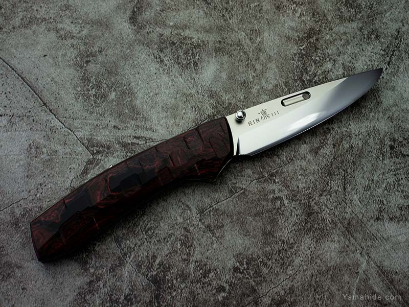 ロックステッド RIN-ZDP 凛 チタン+エボナイト 折りたたみナイフ EDCナイフ