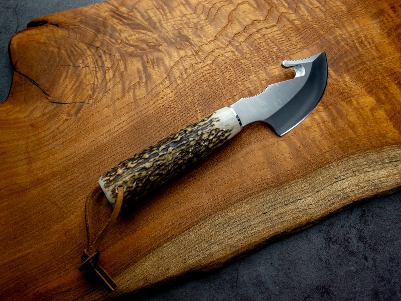 ムエラ ラクーン スタッグハンドル 鹿角 MUELA RACCOON スキナーナイフ