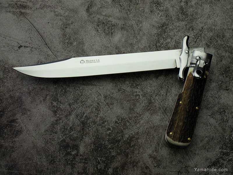 マセリン 179CV ロールアップヒルト スタッグ ハンティング シース