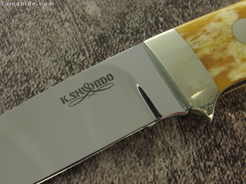    8072 ѡե 3 1 3   ATS-34ɥܡ   ʥ ֥쥹ȥӥ塼   Katsumaro Shishido Custom knife