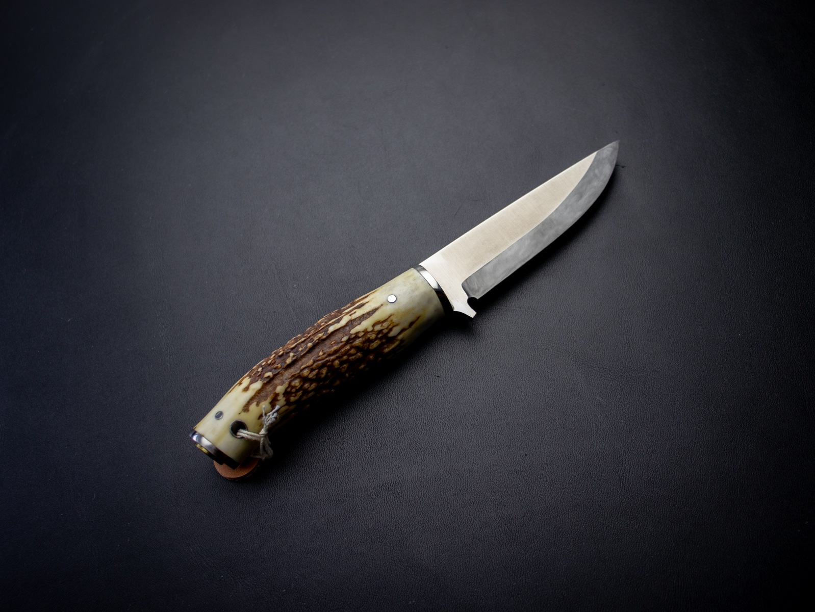 萩野 力 作 Pixie (ピクシー)スタッグ シースナイフ Riki Hagino