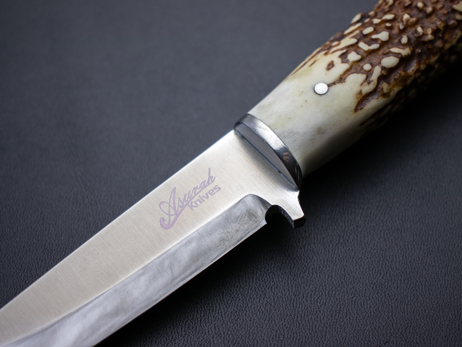 萩野 力 作 Pixie (ピクシー)スタッグ シースナイフ Riki Hagino