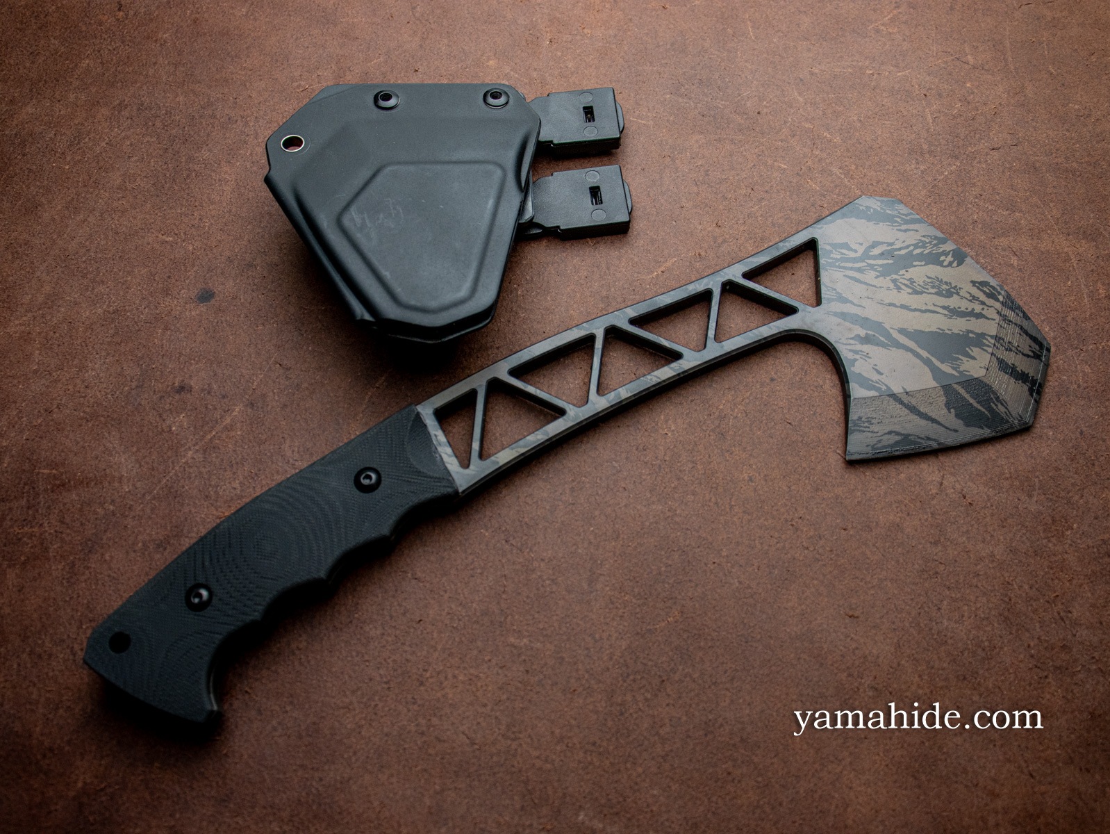 Makkari Knives フラクタル SUS440C アウトドアアックス キャンプ