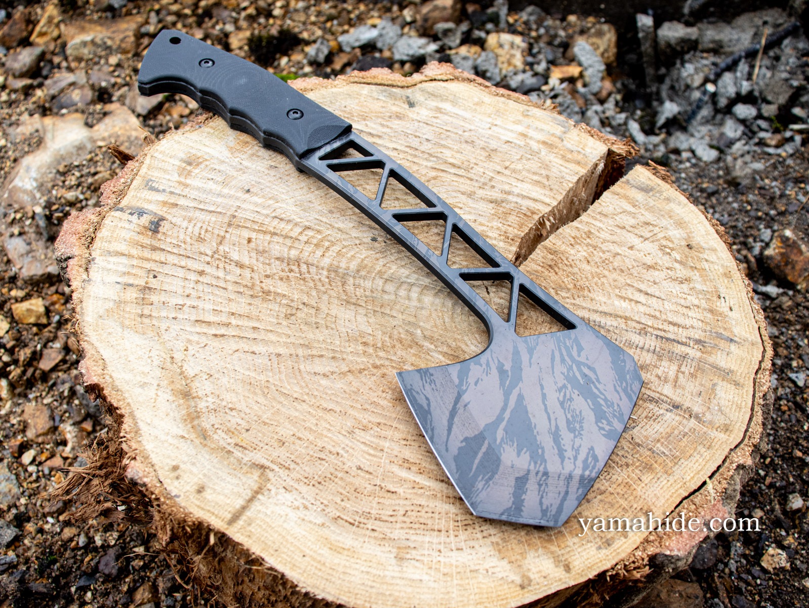Makkari Knives フラクタル SUS440C アウトドアアックス キャンプ