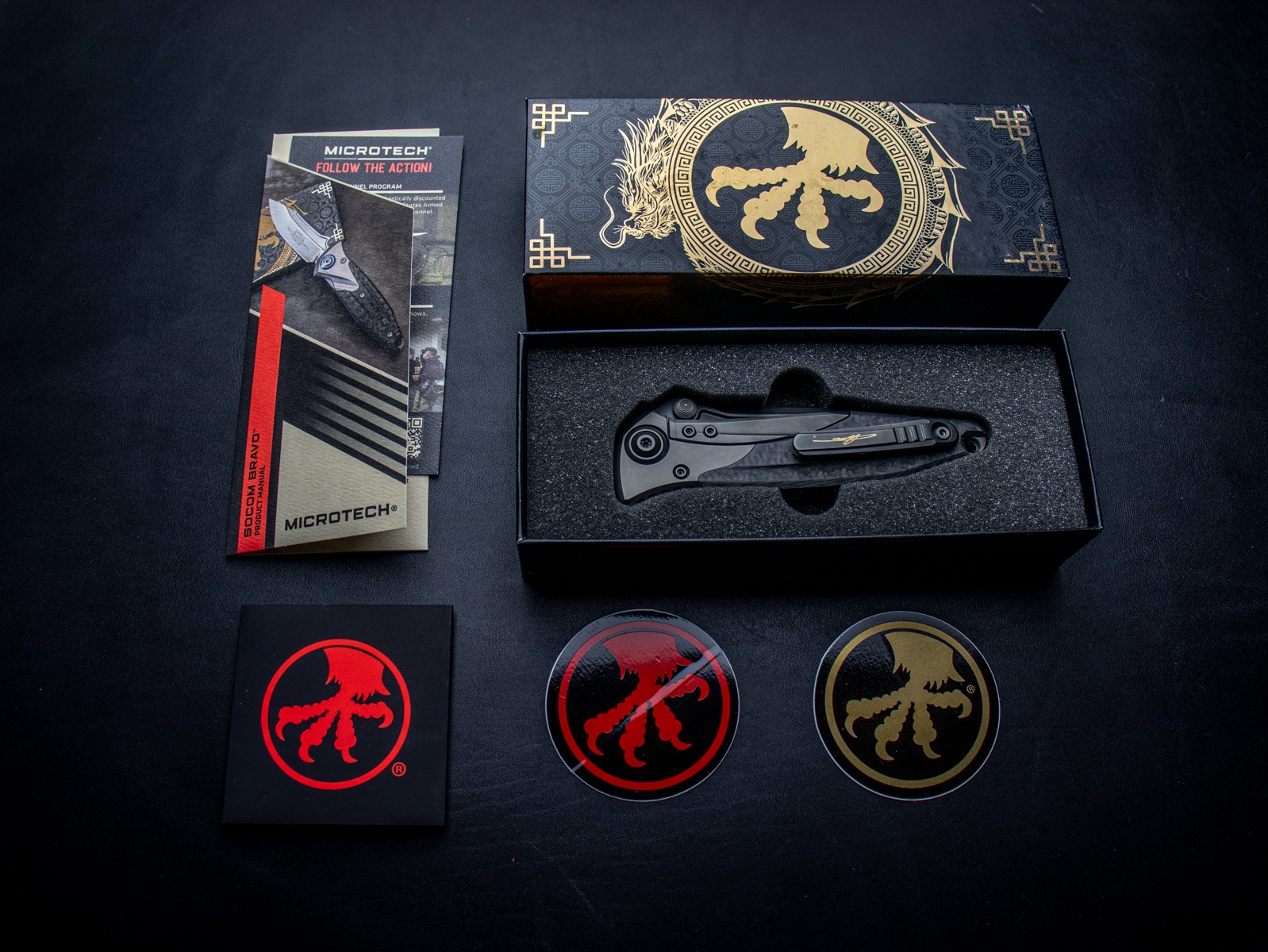限定一本のみ】Microtech マイクロテック Socom Bravo T/E Signature 