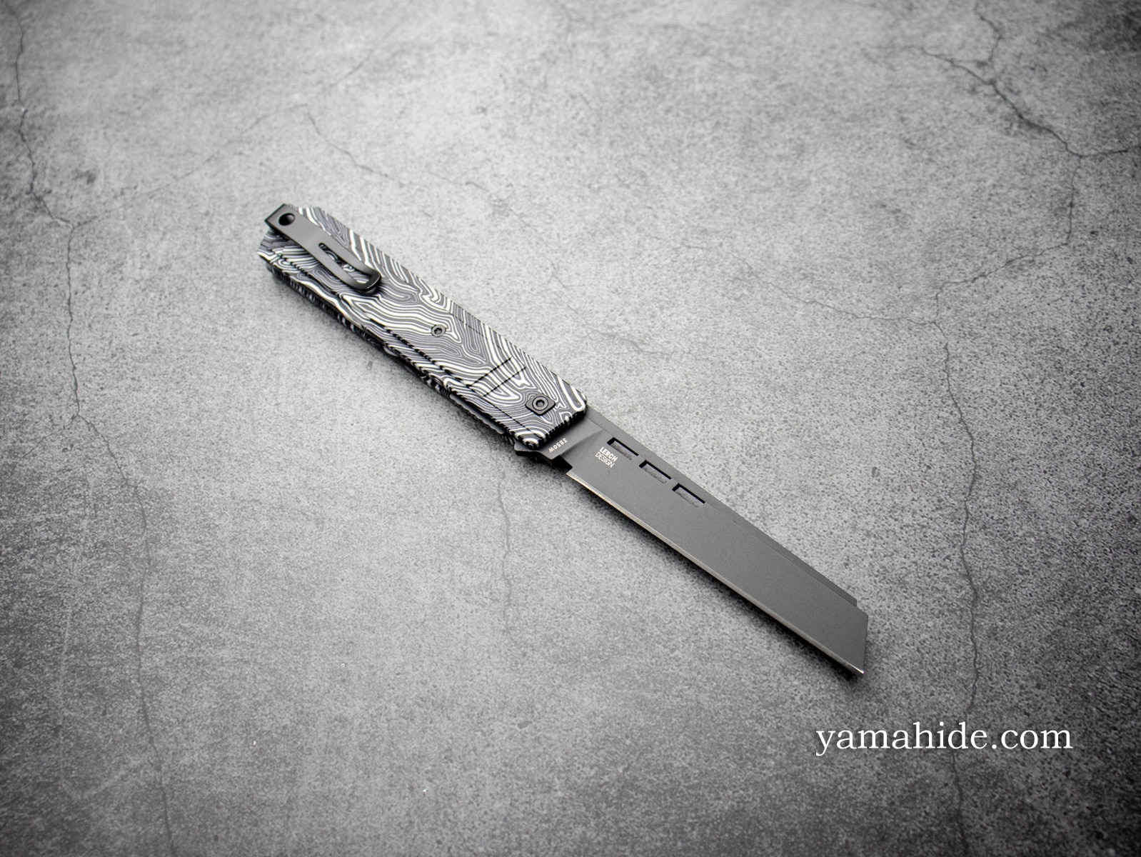 CRKT ゼフィア マーブルブラック Zephyr Liner Lock Marbled Black