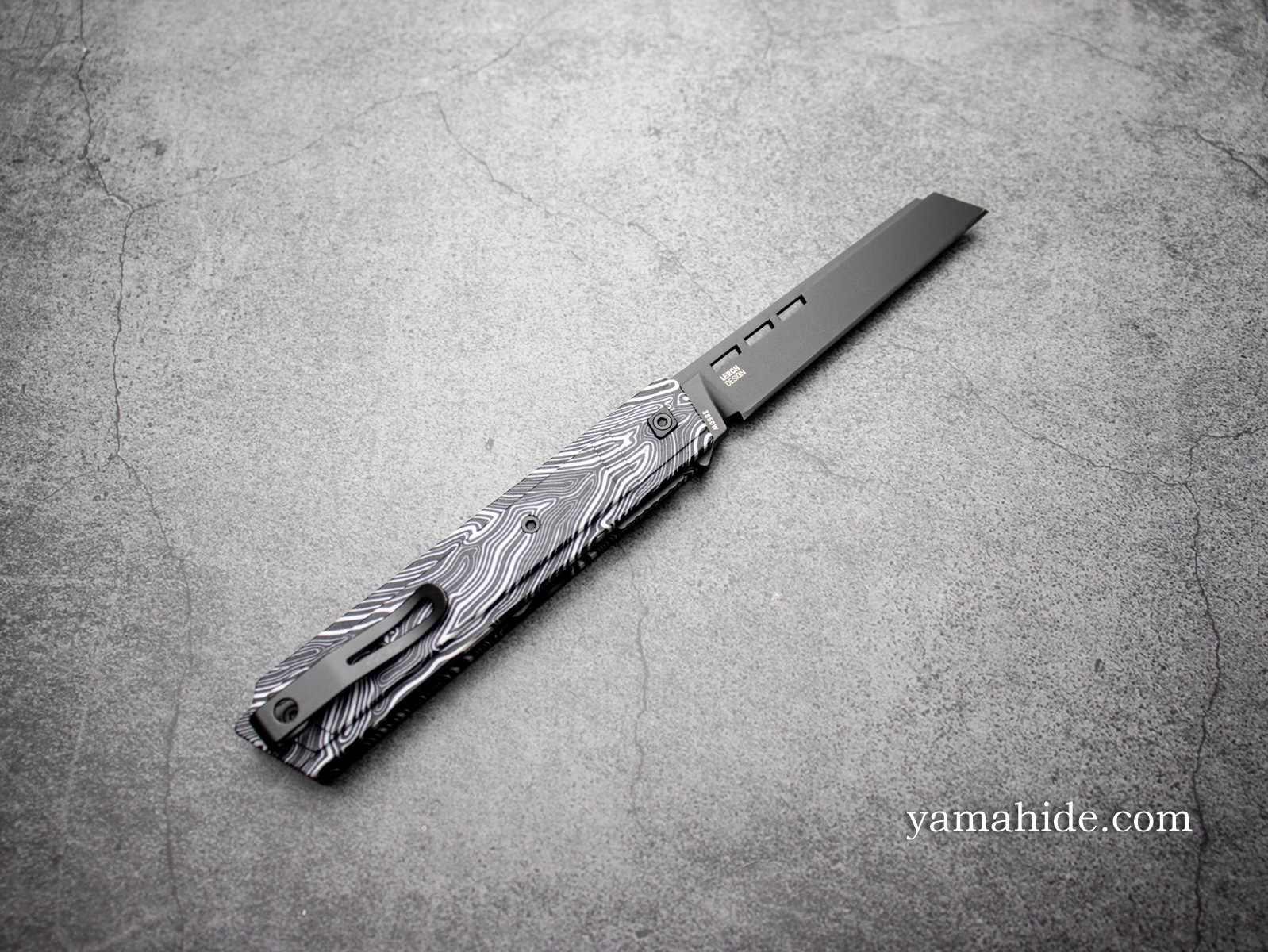 CRKT ゼフィア マーブルブラック Zephyr Liner Lock Marbled Black