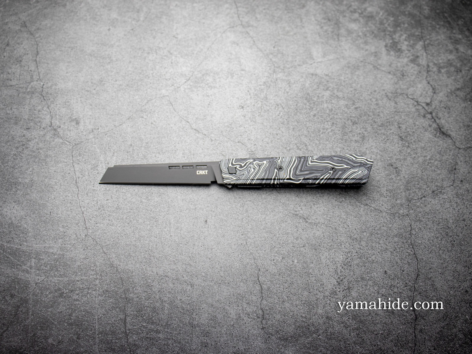 CRKT ゼフィア マーブルブラック Zephyr Liner Lock Marbled Black