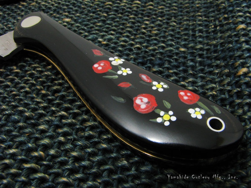 フローリスト タックブレードフローリストナイフ バラ柄 TAKBLADE