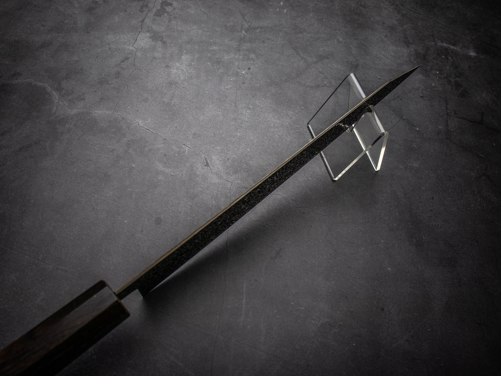 美濃國山秀作 3017bk 和牛刀 切り付け 240mm SG2 黒染 ニッケル