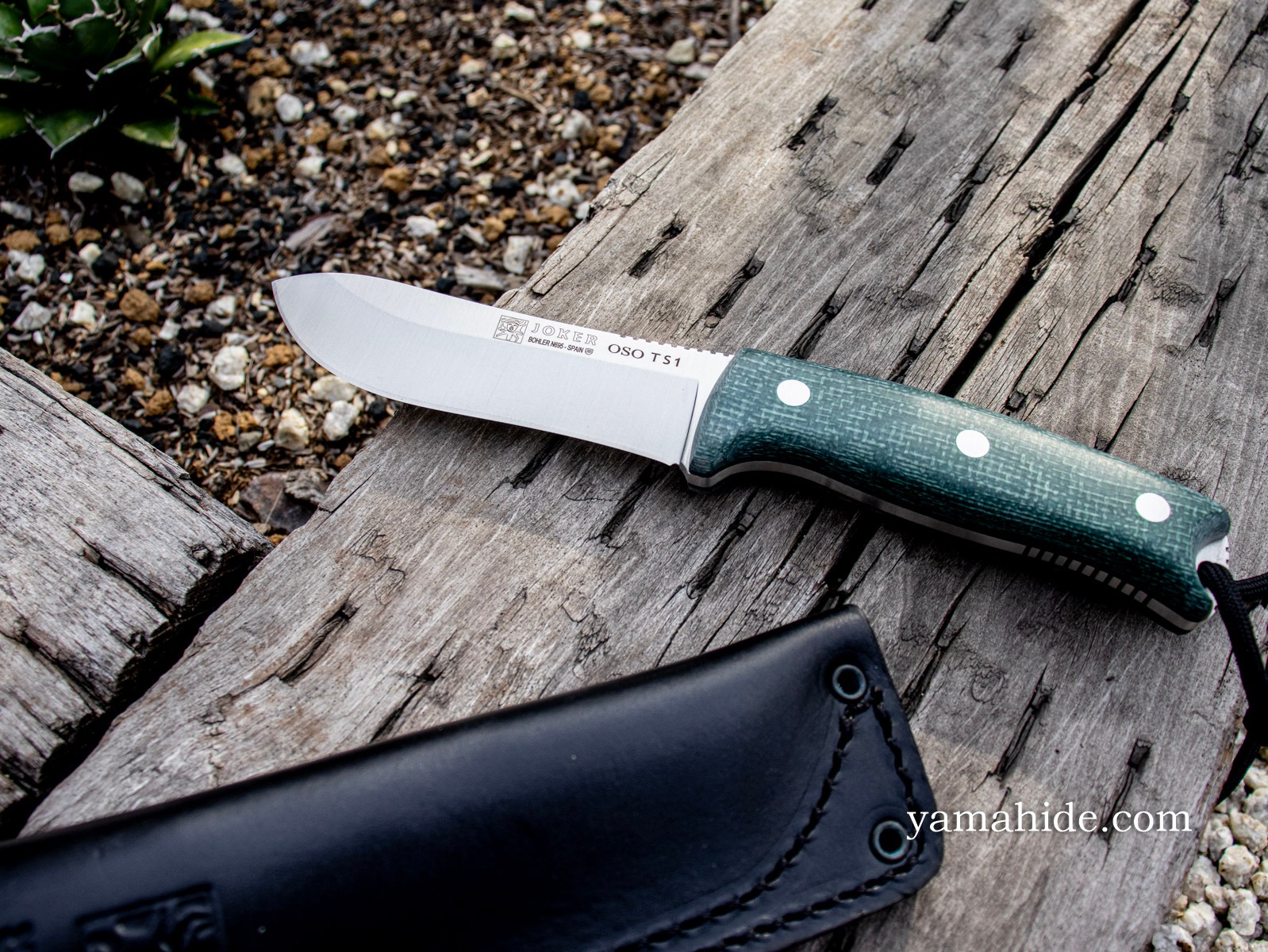 JOKER OSO TS1 Green Jute Micarta CV140-P N695 フルタング キャンプ