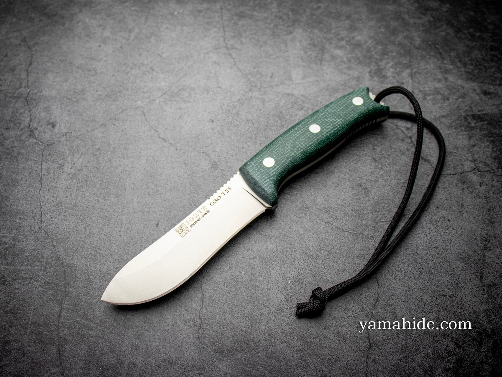JOKER OSO TS1 Green Jute Micarta CV140-P N695 フルタング キャンプ
