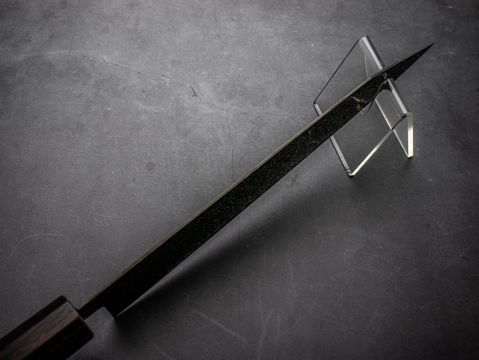 美濃國山秀作 3018bk 和牛刀 切り付け 210mm SG2 黒染 ニッケル