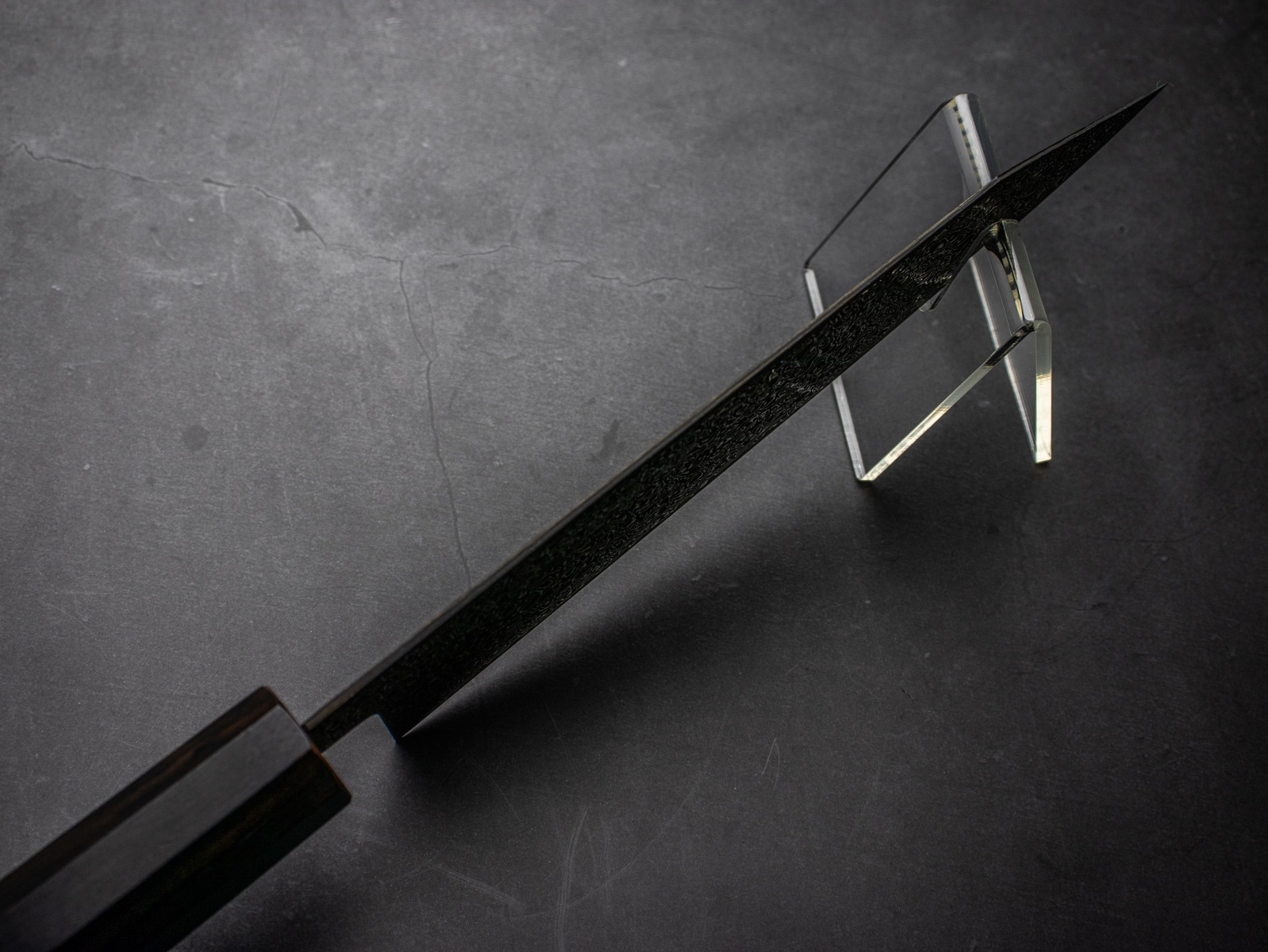 美濃國山秀作 3019bk 和三徳 切り付け 180mm SG2 黒染 ニッケル