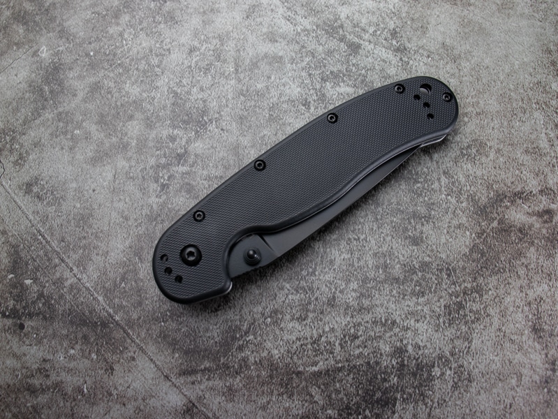 ☆　ユウさま専用　オーストラリアンブラッド　☆ オンタリオ ラット1 ブラック AUS-8 ナイロンハンドル ONTARIO RAT-1