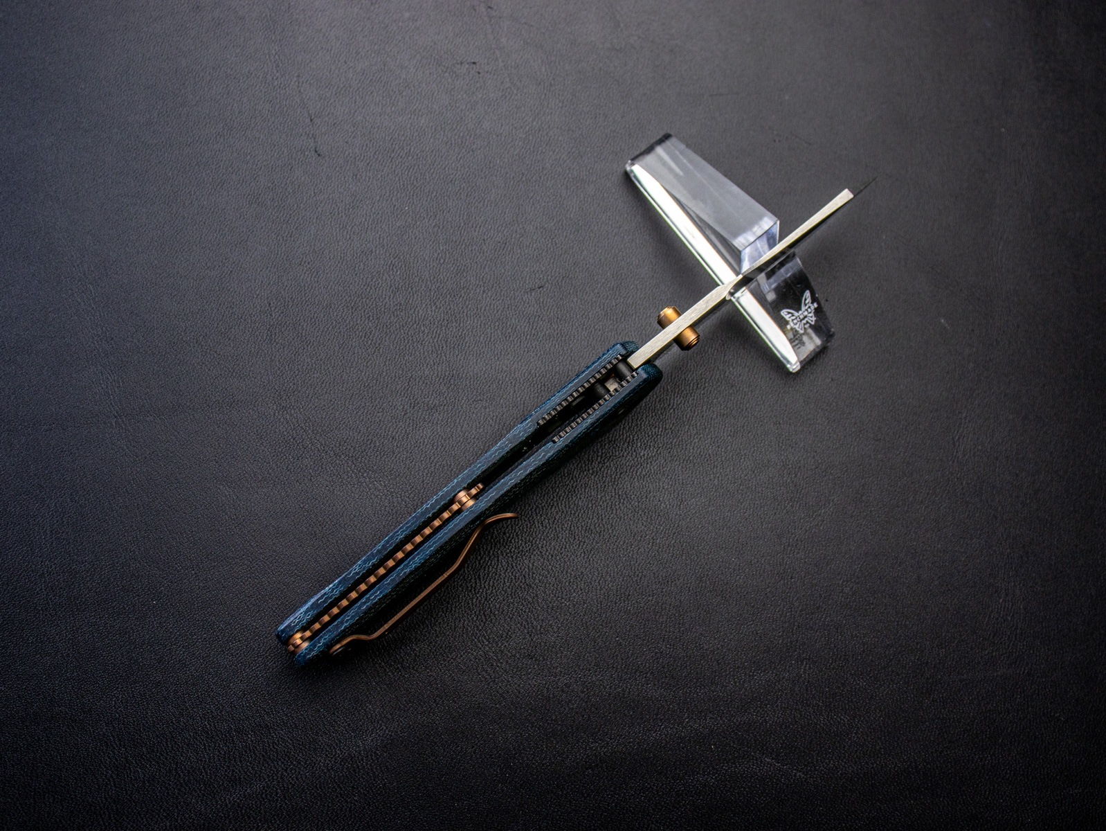 ベンチメイド ミニオズボーン デニムマイカルタ BENCHMADE MINI