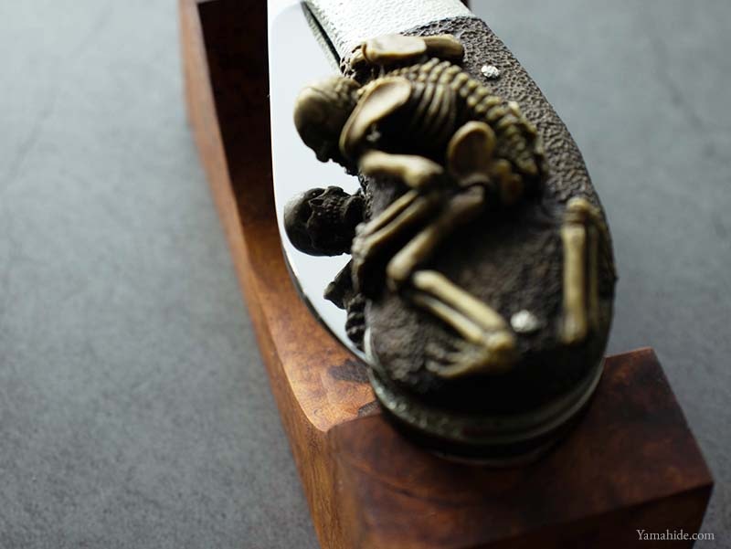 中山英俊 作 折りたたみナイフ スケルトン Hidetoshi Nakayama EDCナイフ