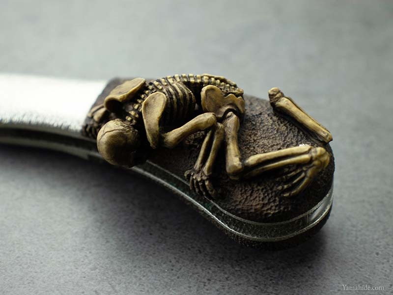 中山英俊 作 折りたたみナイフ スケルトン Hidetoshi Nakayama EDCナイフ