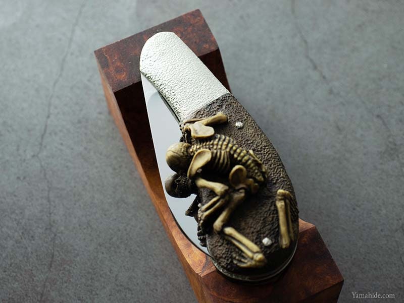 中山英俊 作 折りたたみナイフ スケルトン Hidetoshi Nakayama EDCナイフ