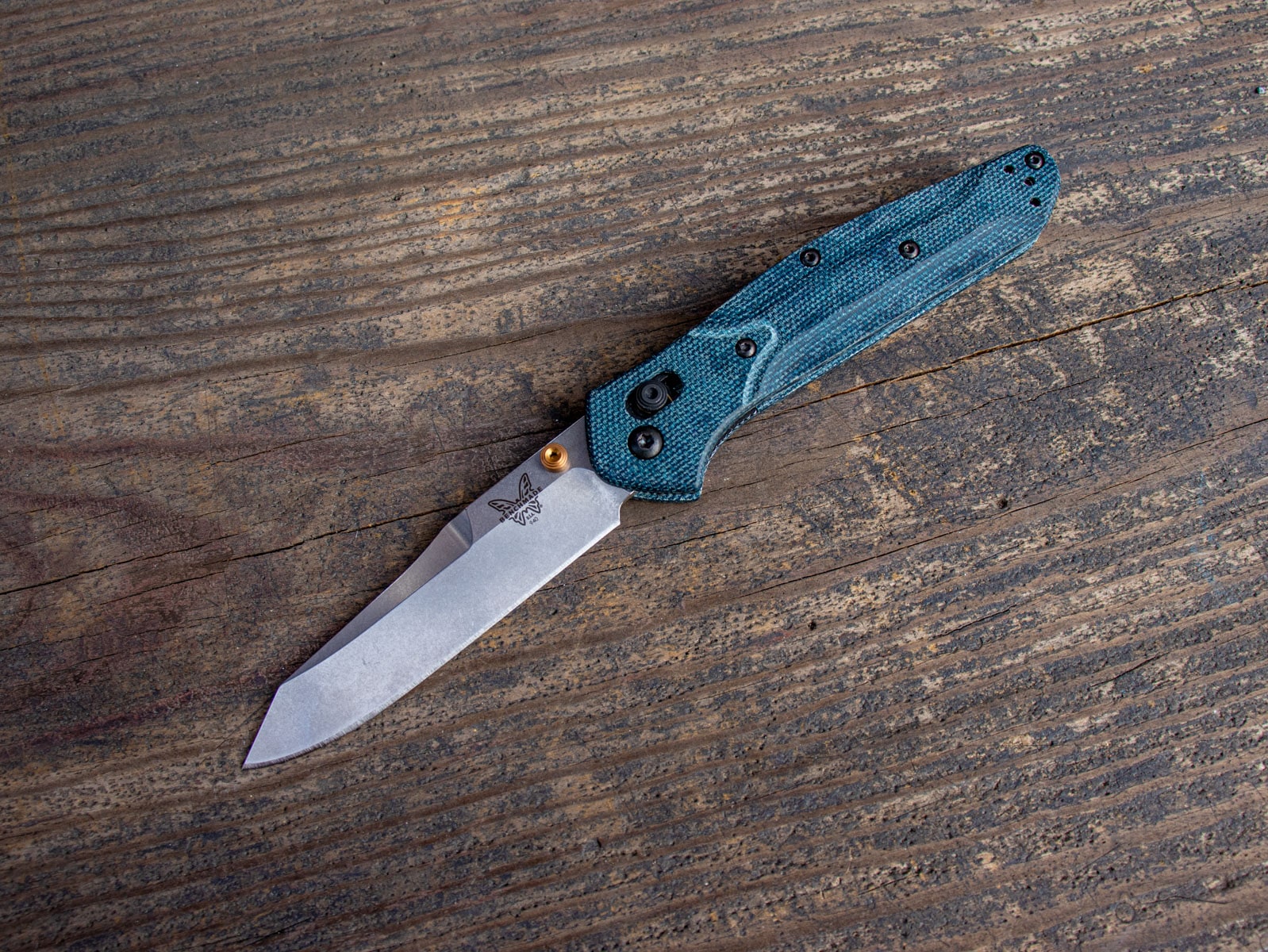 ベンチメイド 940-04 オズボーン デニムマイカルタ M390 AXISロック