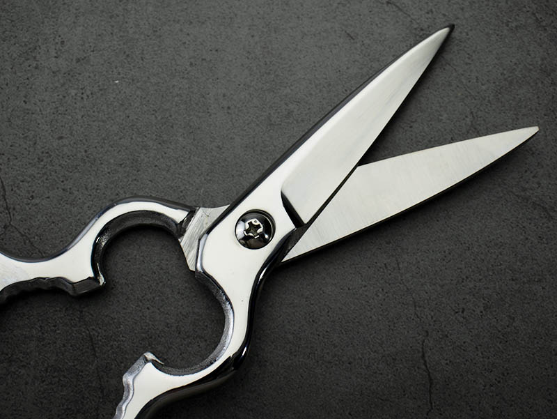 栗忠製作所 ダイヤウッド オールステンレス キッチンバサミ 日本製