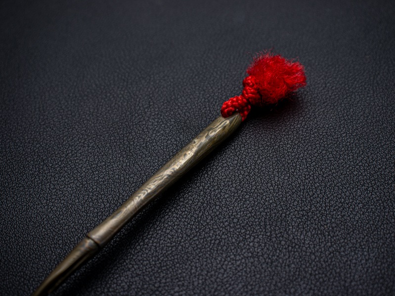 刀匠 高羽弘宗 作 紙刀 S クラス (赤糸付) Swordsmith Takaba's