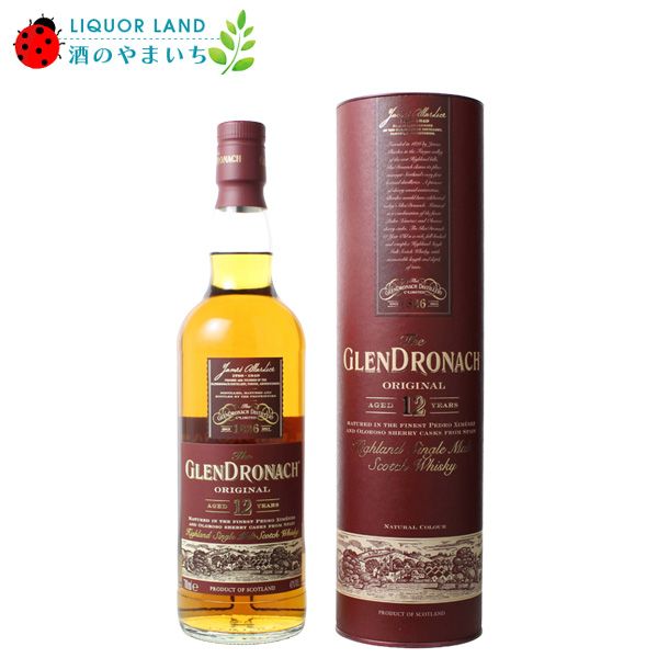 グレンドロナック 12年 オリジナル シェリー樽 43％ 700ml 並行輸入品