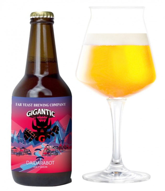 <コラボビール限定醸造!> FarYeast DAIDARABOT(ファーイースト ダイダラボット) ジューシーセゾン 6.7% 330ml