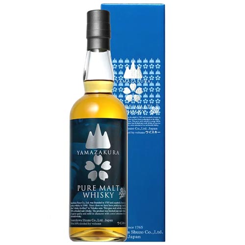 笹の川酒造 山桜 ピュアモルト ウイスキー （箱付） 48％ 700ml