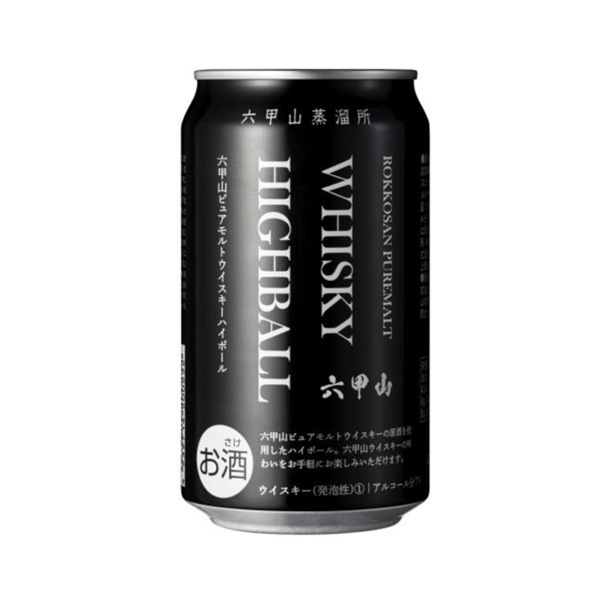 六甲山 ピュアモルト ハイボール 缶 7% 350ml ウイスキー | ウイスキー