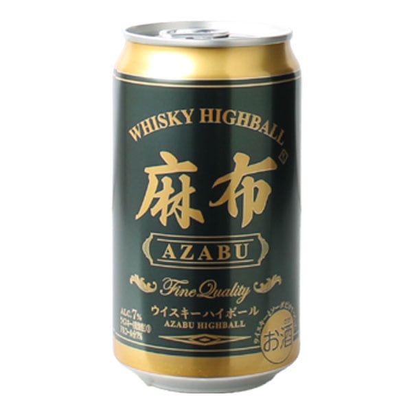 ハイボール缶 麻布 ウイスキーハイボール 缶 7% 350ml ウイスキー | ウイスキー,国産